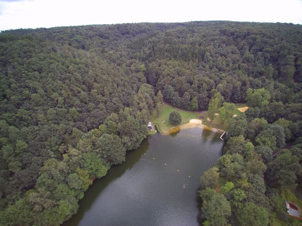 Baden oder Angeln im Osterteich
